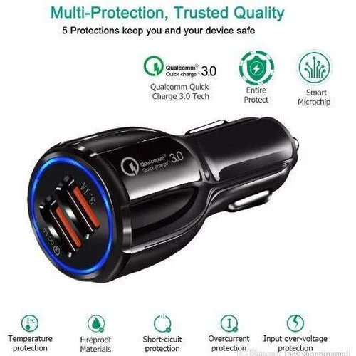 3.1A QUICK CHARGE USB CAR CHARGER - Image 2