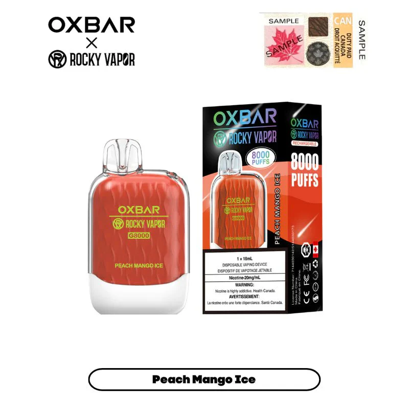 ROCKY VAPOR OXBAR X G-8000 (8000 puff) - Image 6